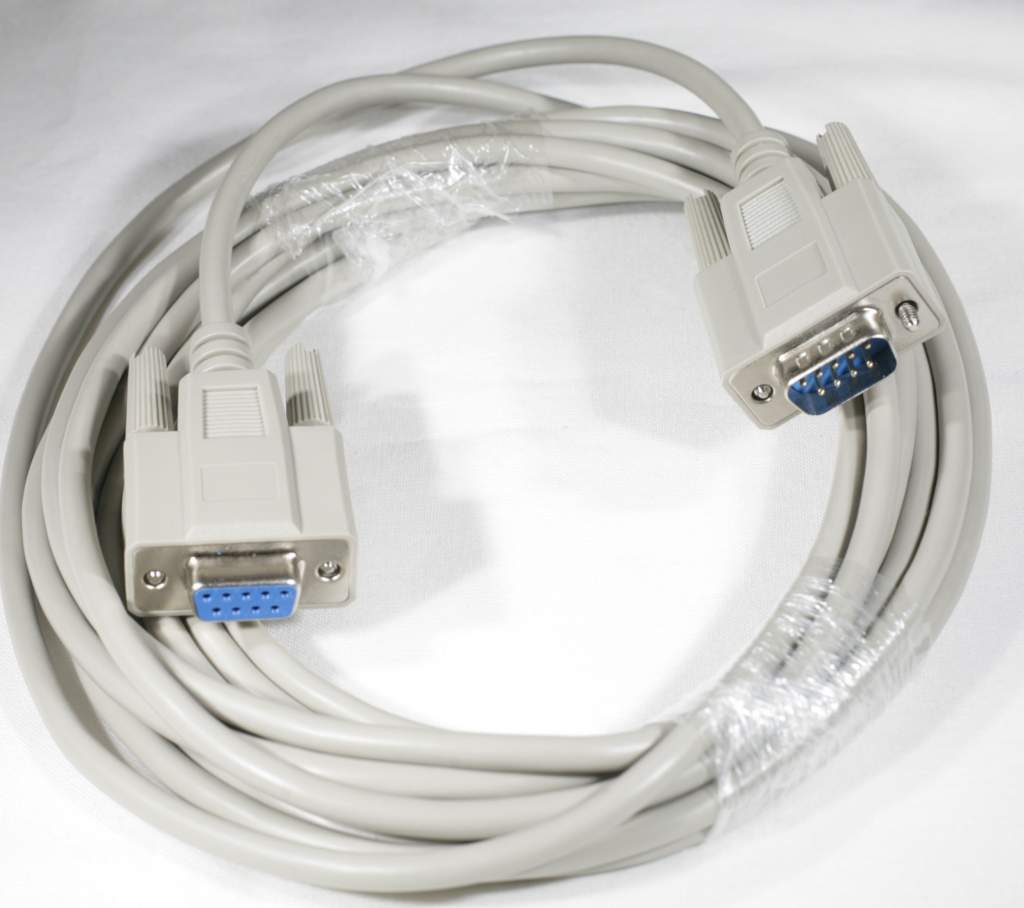25ft DB9 M/F 9C Serial Straight Thru Extension Cable UL Premium USA