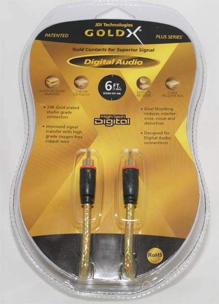 2M SPDIF DIGITAL Audio Coax External Cable