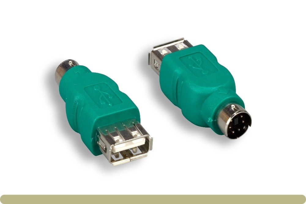 USB TYPE A Female to PS2 Mini DIN6 Male Mouse Adapter C2G Compatible