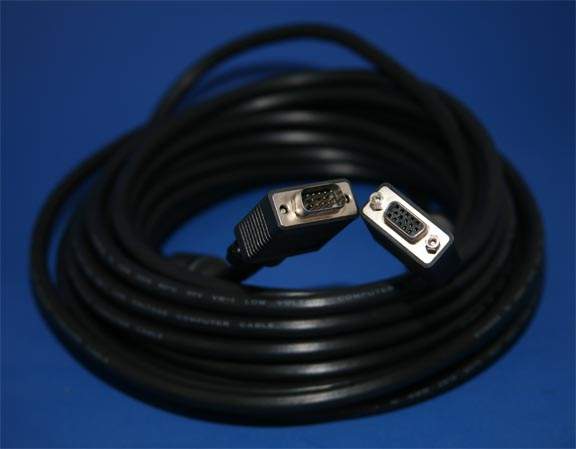 35FT SVGA CABLE MONITOR UL2919 HD15 EXTENSION Male to Female