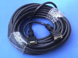 50FT SVGA CABLE MONITOR UL2919 HD15 EXTENSION Male to Female