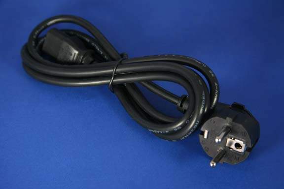 6FT Euro Power Cord with Ground