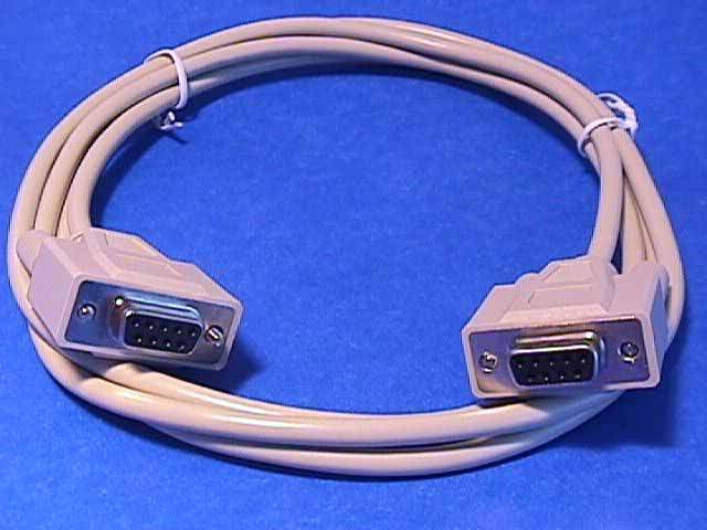 6FT Monochrome Color CGA EGA Cable DB9 F-F