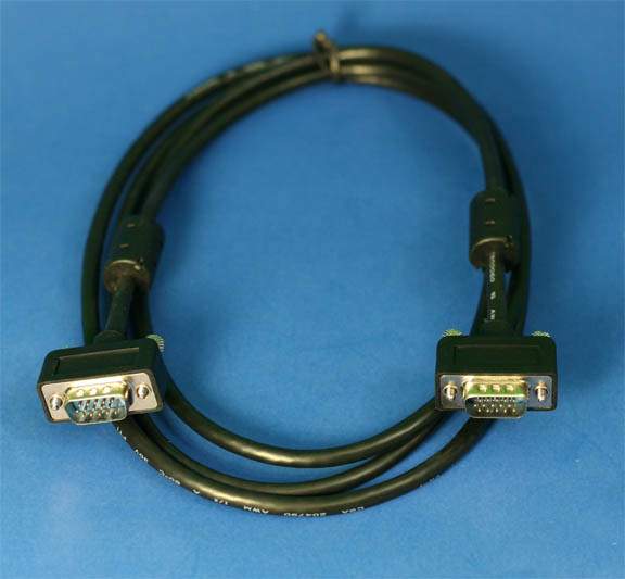 6FT SLIM VGA Monitor Cable Male to Male