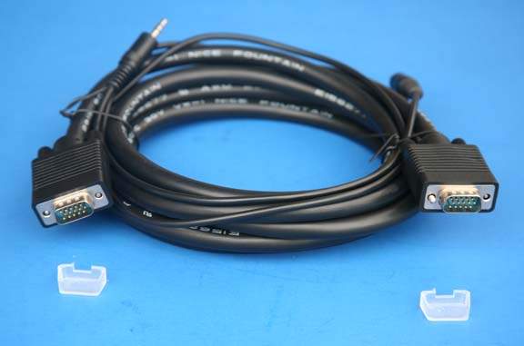 6FT SVGA with AUDIO CABLE MONITOR Male to Male