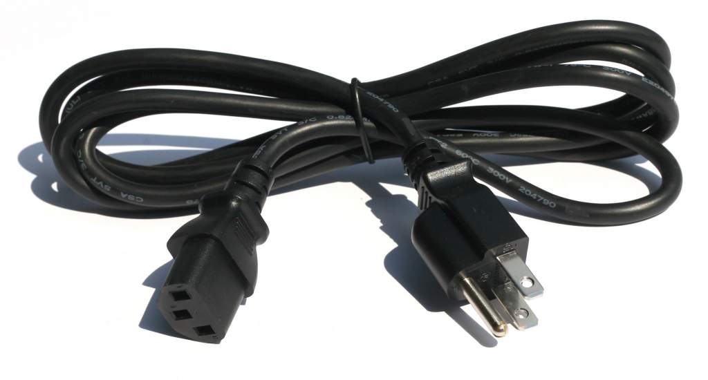 6FT Standard Power Cord Cable Black UL cUL