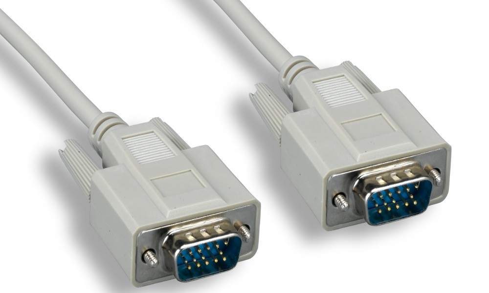 6FT VGA Monitor Cable HD15 Male to Male