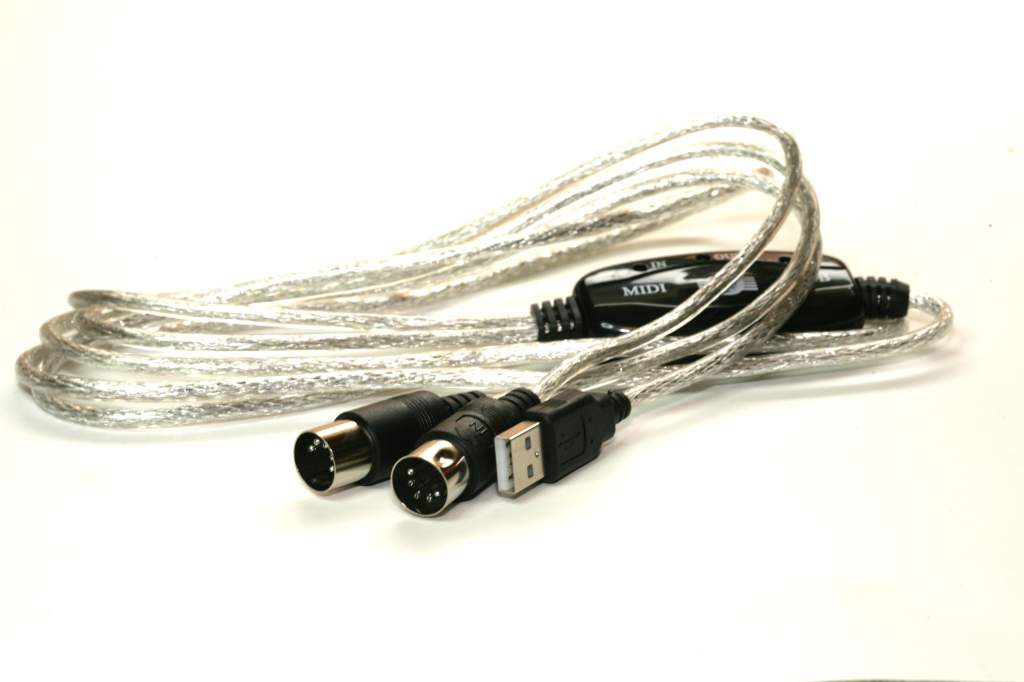 pegamento sobras Perseguir USB to MIDI Midi In Midi Out Musical Device Interface Cable