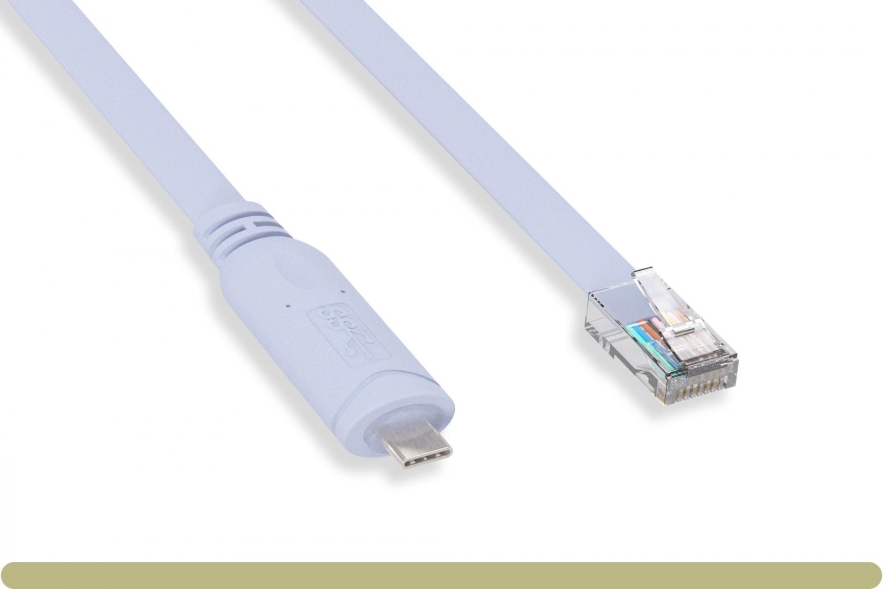6FT USB-C to RJ45 Cable Cisco Router Console Serial FTDI top view