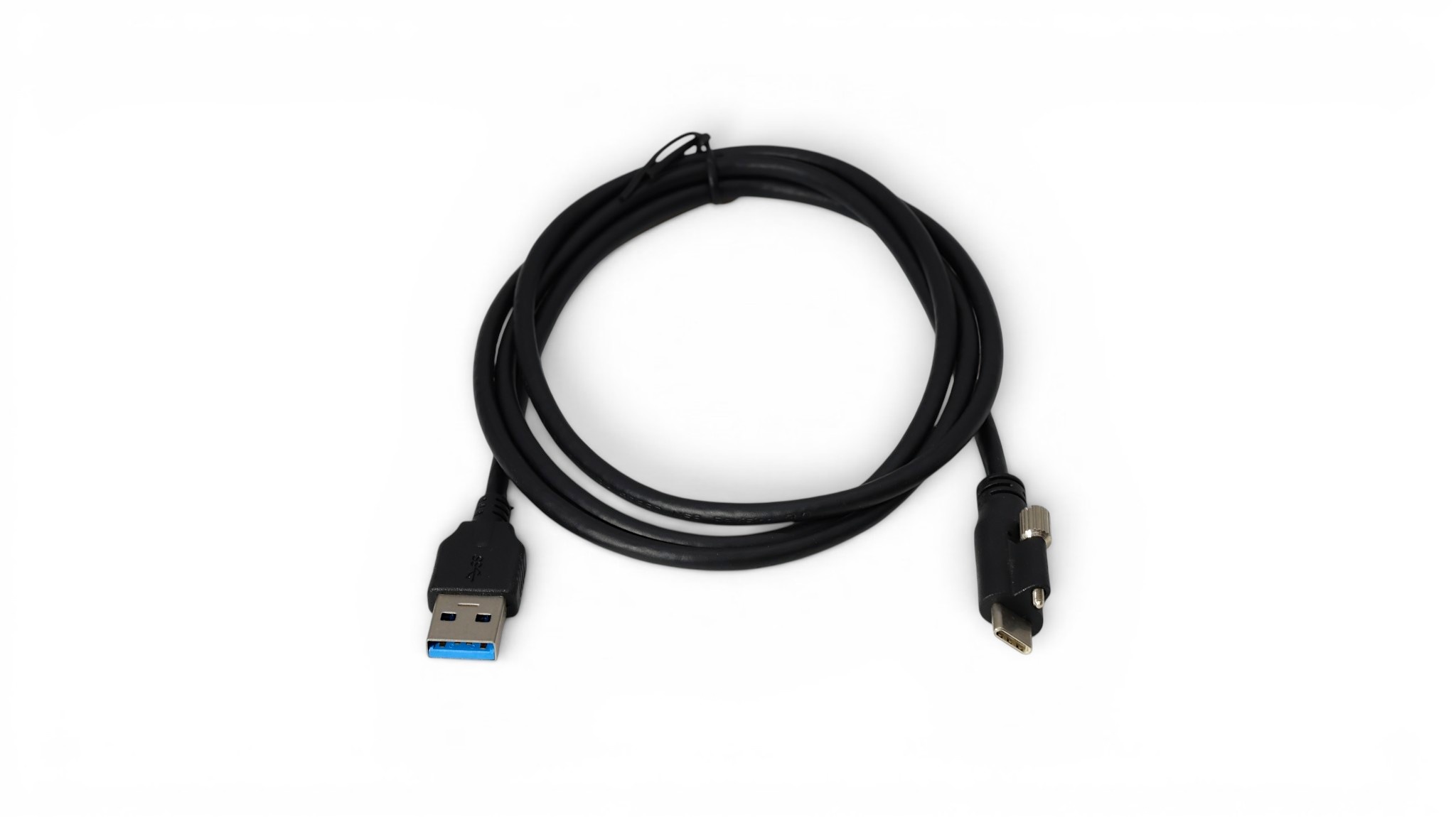 1M USB 3.2 Gen 1 SuperSpeed USB-A to USB-C Single Screw Lock Cable