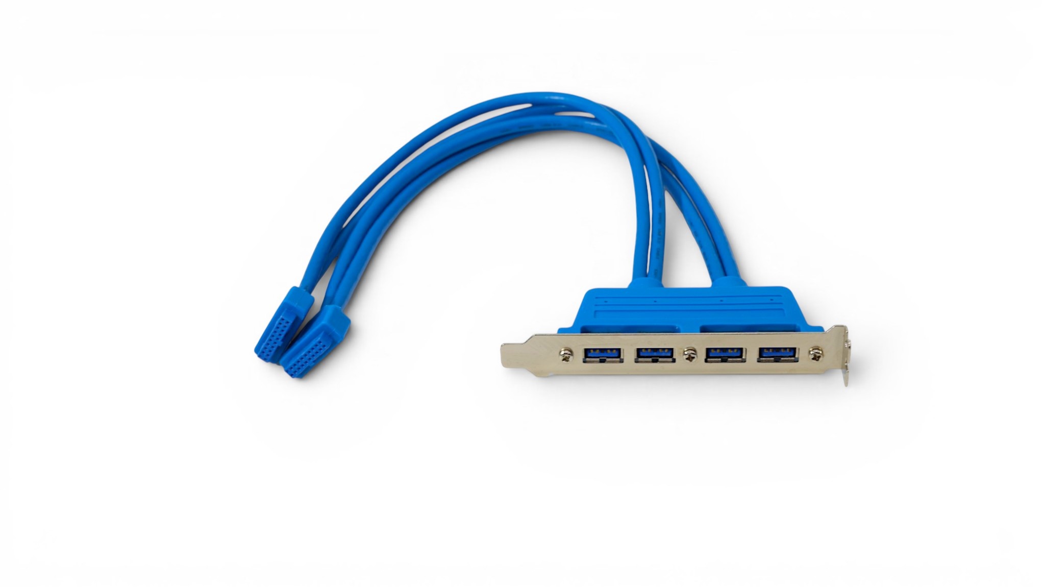 16 In USB 3.0 Panel Mount Quad Port to 20 Pin Motherboard header Cable