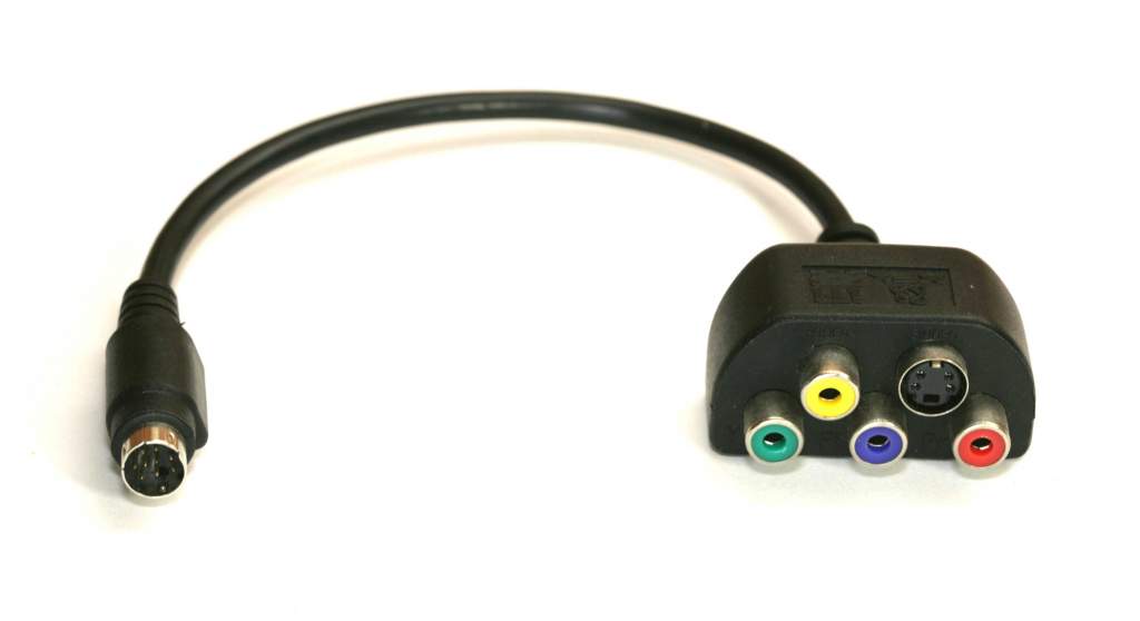 ATI GeForce MiniDin9 Component SVideo Adapter Cable 9PIN