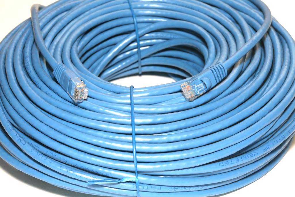 CAT6 300FT Blue Network Cable RJ45 Copper