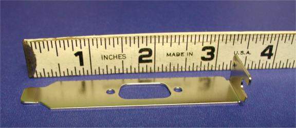 Case Slot DB9 Low-Profile 1U Small Cover Bracket