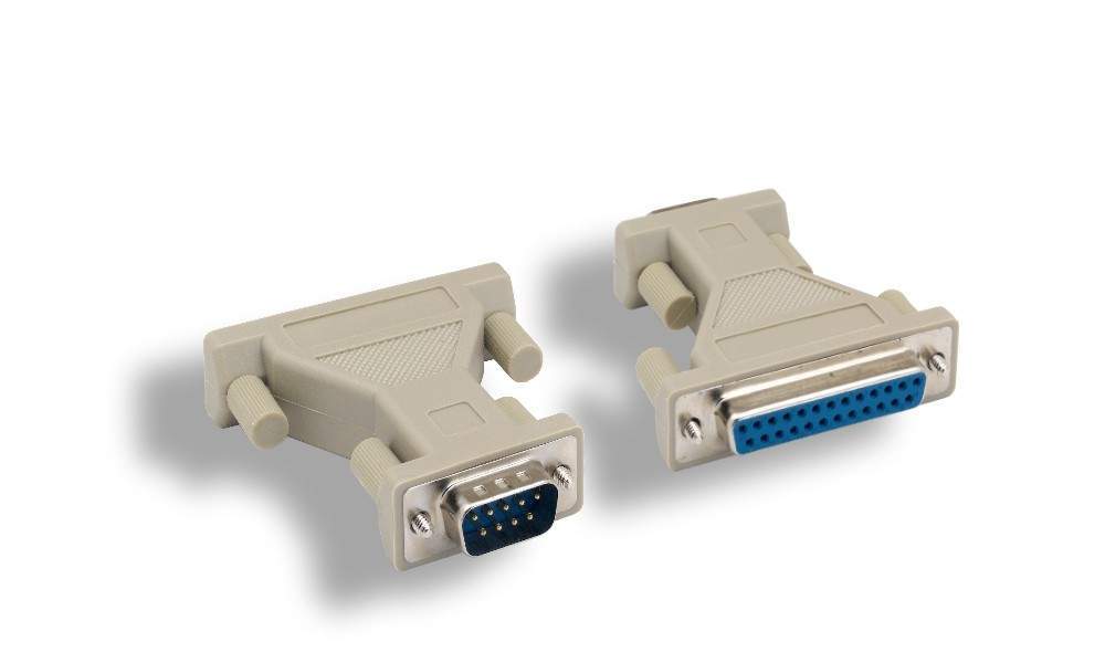 DB25-Female to DB9-Male Serial Adapter