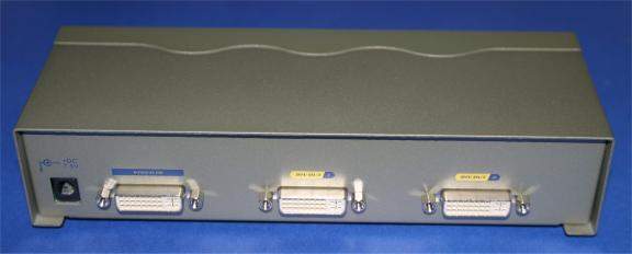 DVI 2 way Signal Splitter DVI-D DVI-I Amplifier Powered