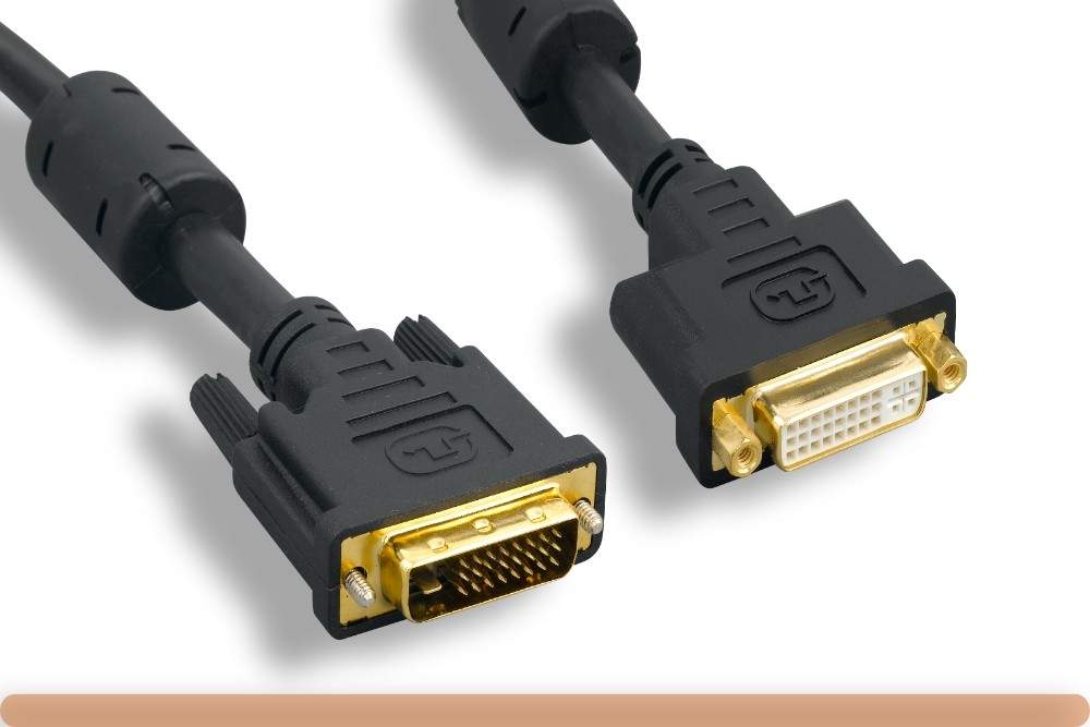 DVI Extension Cable DVI-D-M to DVI-D-F 5M