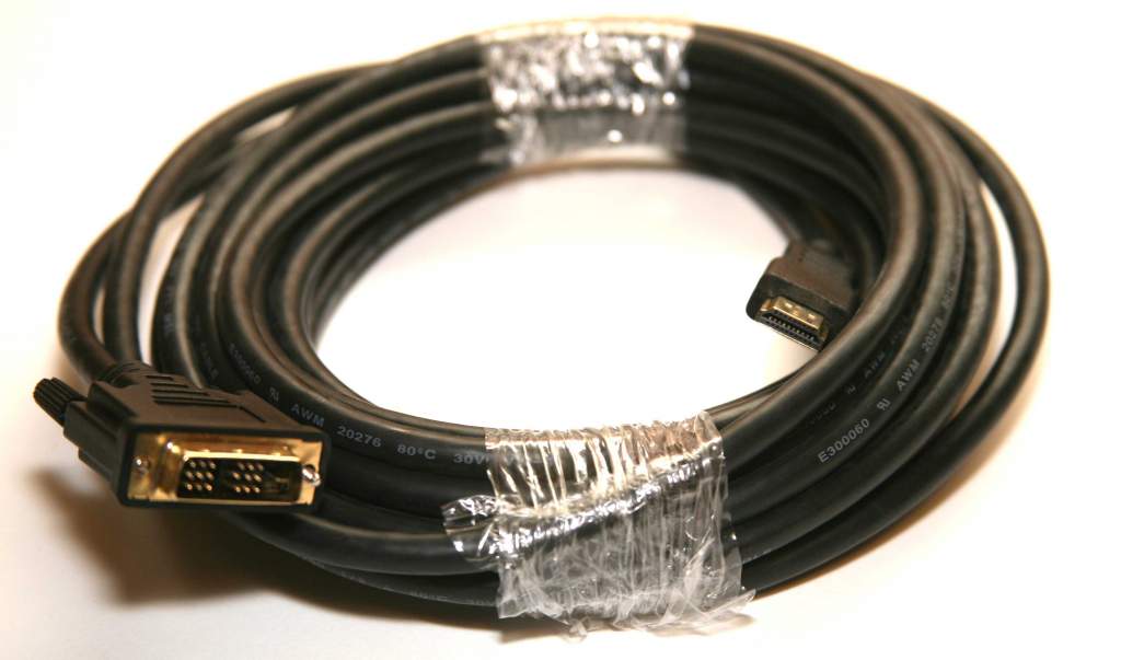DVI HDMI Cable PREMIUM 25FT 24AWG