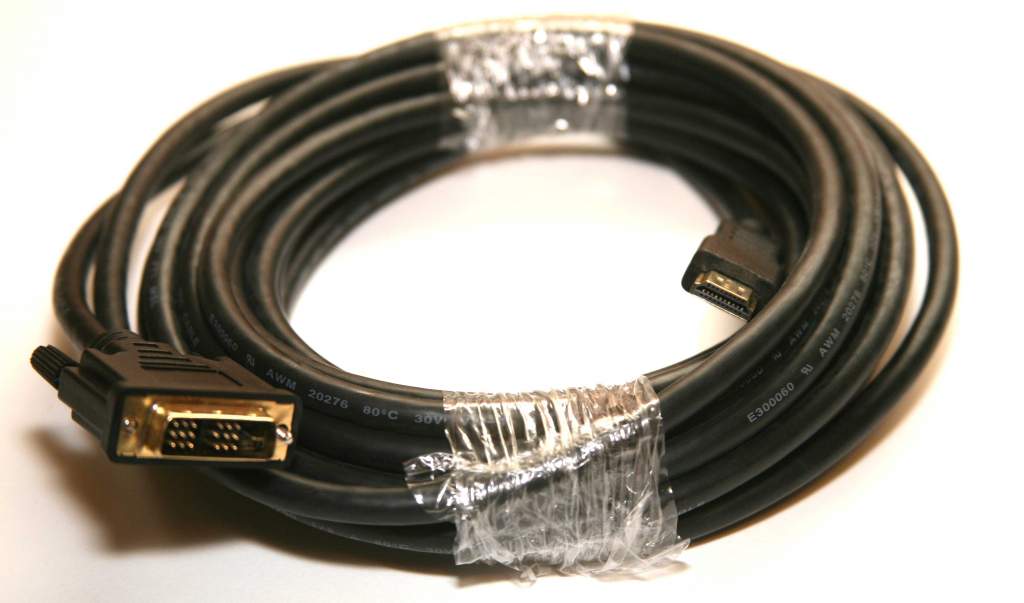 DVI HDMI Cable Premium 25FT Video 28Awg