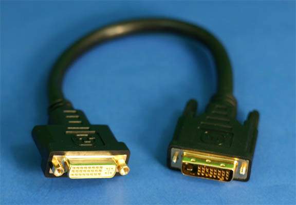 Digital DVI Cable 1FT Male to Female Extension