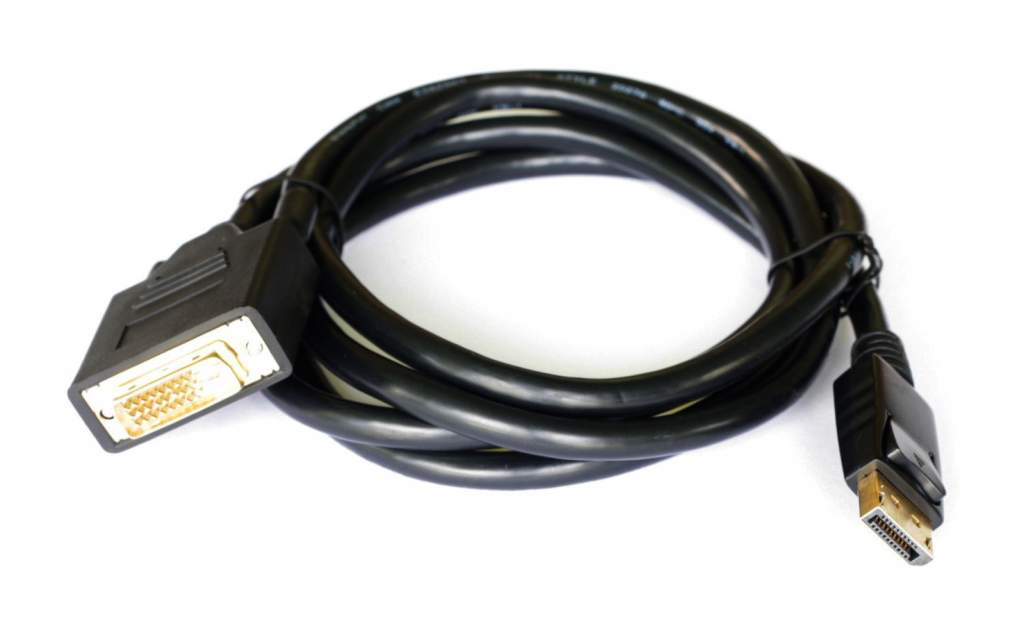 DisplayPort Male to DVI-D Male 2 Meter Cable Premium