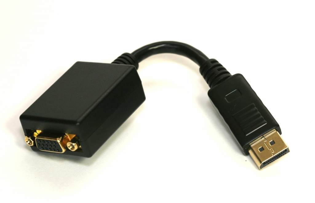 DisplayPort Male to VGA HD15 Female Adapter Cable
