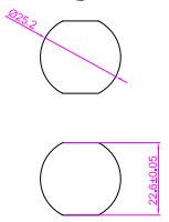 Ethernet Port hole Dimensions