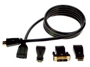GXQH-06 HDMI Cable Adapter Kit 6 Feet GoldX