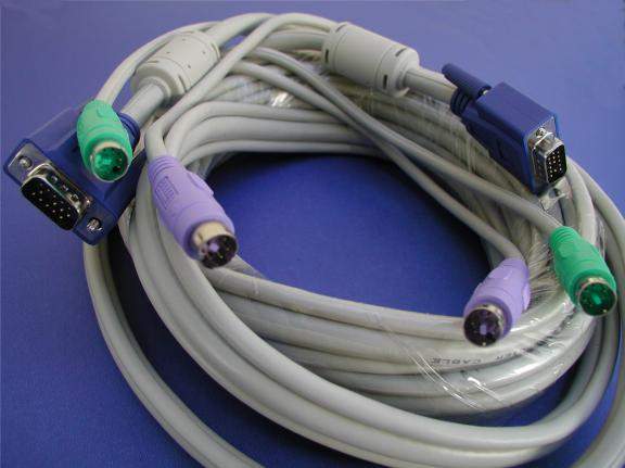 KVM Cable 25FT Video Male to Male