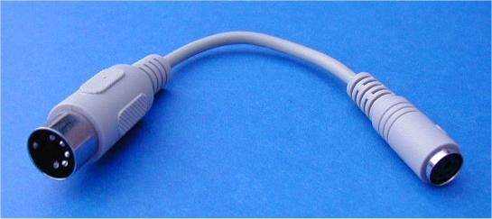 Keyboard Adapter PS2 to AT MINIDIN6-F to DIN5-M
