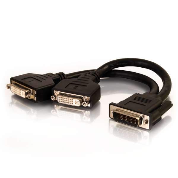 LFH-59 to Dual DVI-I Cable C2G Compatible