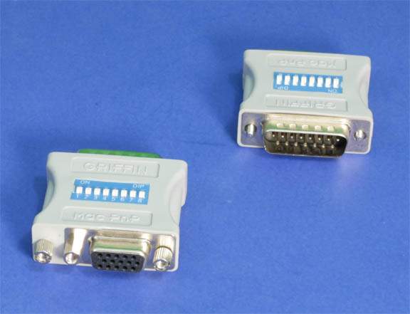 MAC SYSTEM DB15-M to HD15-F VGA 8-Switch Adapter