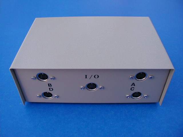 MINI DIN4 SVHS SVideo Switch ABCD