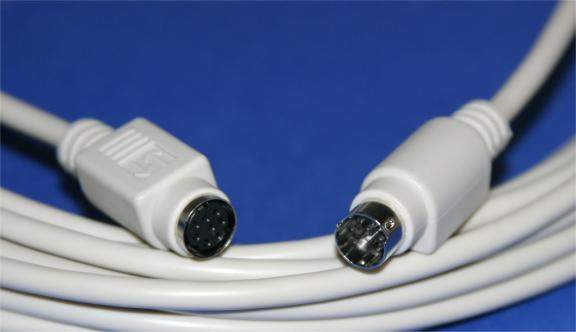 MINI DIN8 CABLE MALE TO FEMALE 6FT EXTENSION MF