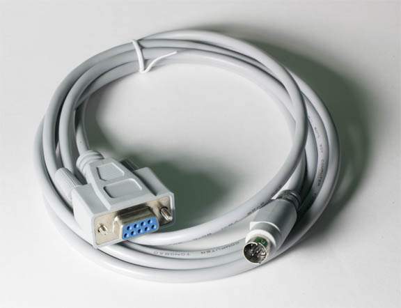 MINI DIN8 M to DB9F 6FT CABLE