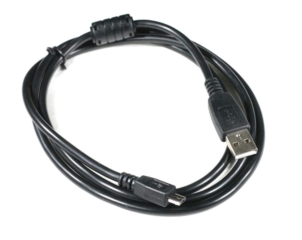 Micro-B USB Cable 6 Feet with Ferrite