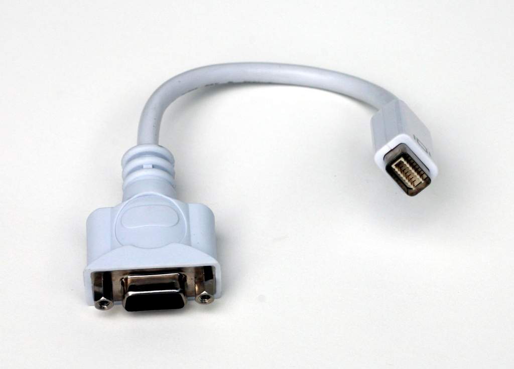 Mini-DVI to VGA Adapter MDVI-Male VGA-Female HDDB15F