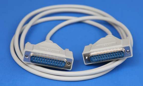 NULL MODEM Cable 6FT DB25-M M