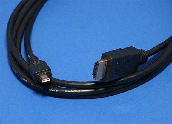 Olympus Compatible Video Cable CB-HD1 Type-A to Type-D HDMI