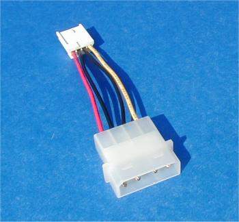 Power Cable 5.25 to 3.5 Adapter
