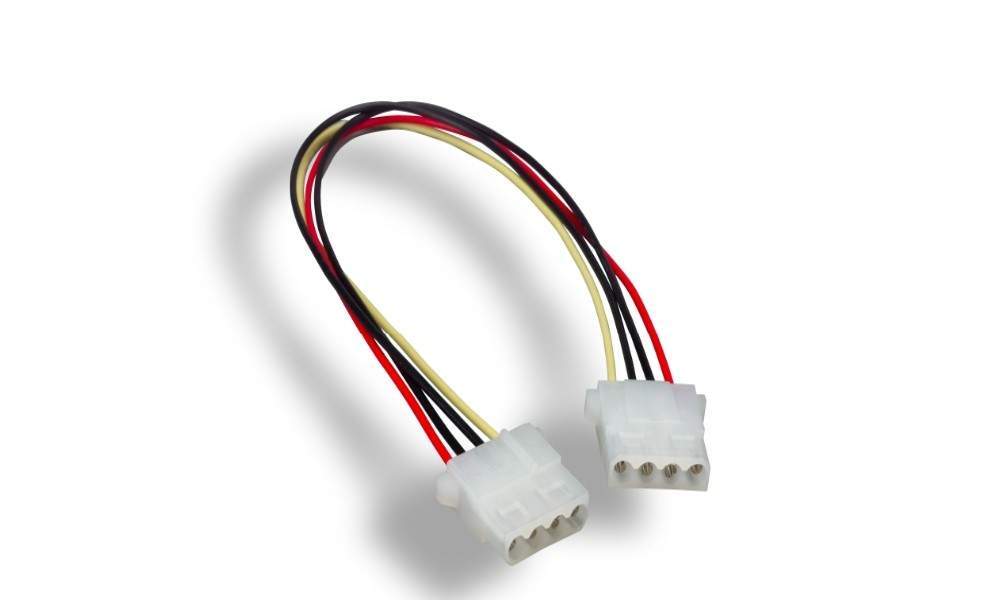 Power Cable F-F 5.25 MOLEX 12 Inch