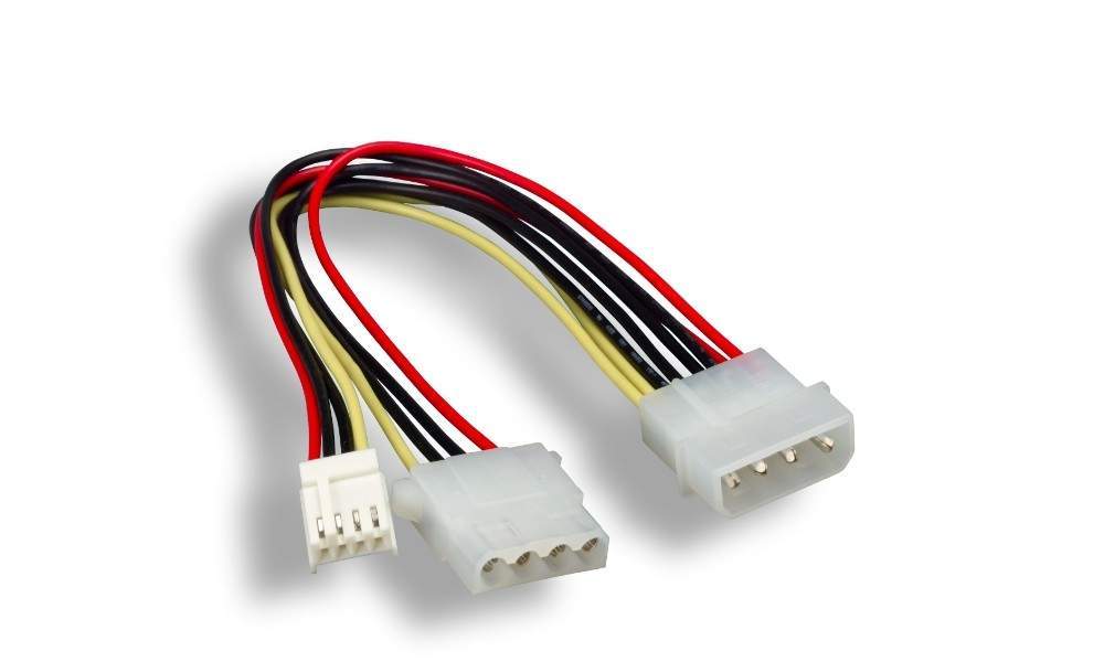 Power Cable Y 5.25 to Molex 3.5 5.25