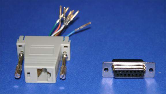 RJ45 to DB15-F Adapter