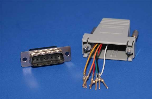 RJ45 to DB15-M Adapter