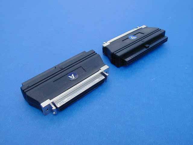 SCSI INTERNAL IDC50-F to HPDB68-F ADAPTER with HI BYTE TERM