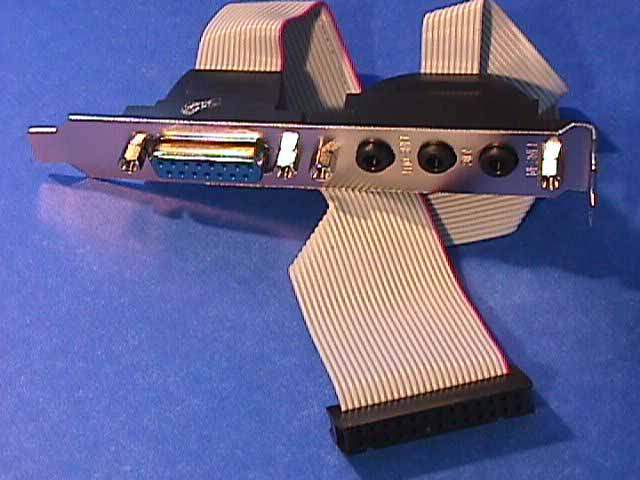 SOUND PORT DB15F PORT To IDC26 Slot Cover