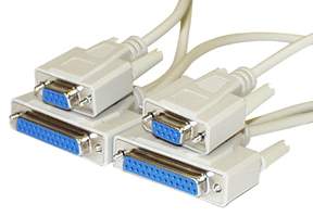 Serial DATA TRANSFER 4-HEADS 8FT