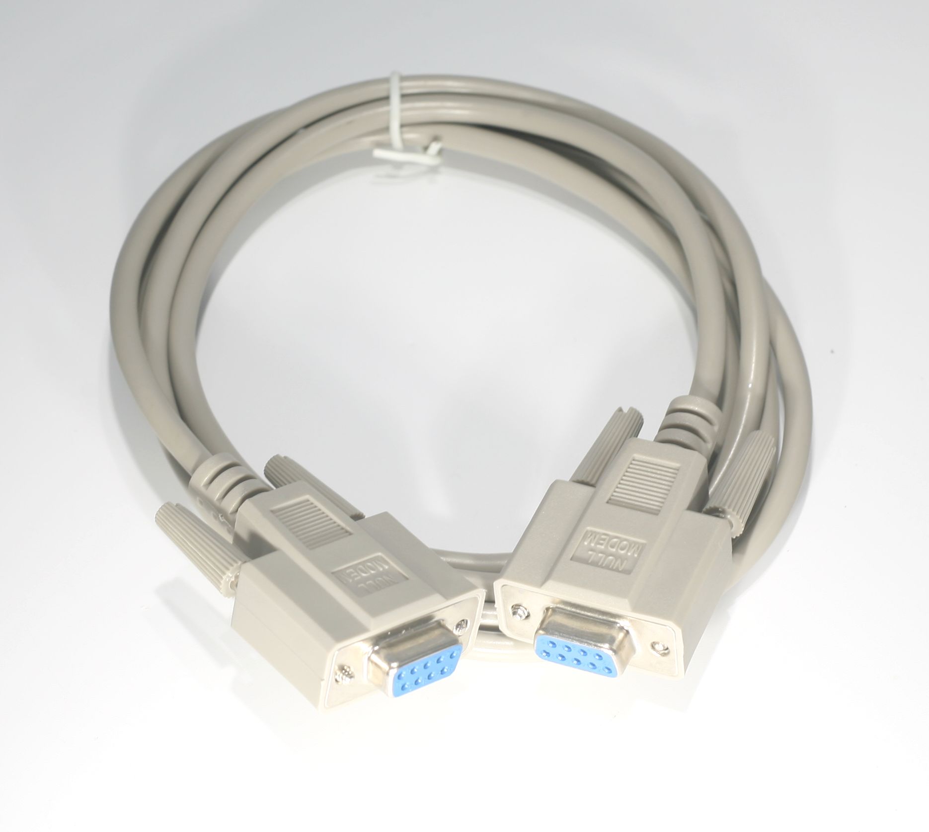 Serial Null Modem Cable 6FT DB9F DB9F