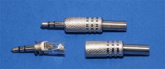 Stereo Phone Plug 3.5mm 1/8 inch Solder on