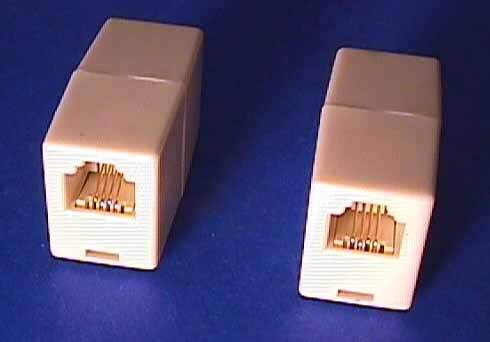 TELEPhone RJ11 COUPLER 2F